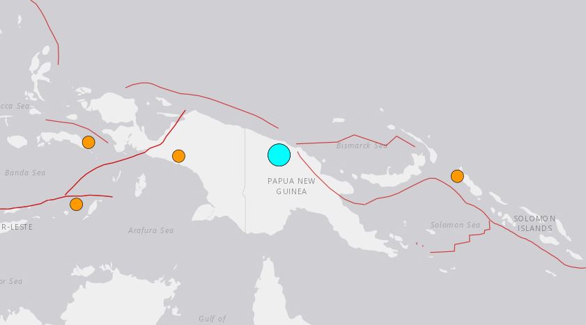 Παπούα Νέα Γουϊνέα: Ισχυρός σεισμός 7 Ρίχτερ – Δεν εκδόθηκε προειδοποίηση για τσουνάμι
