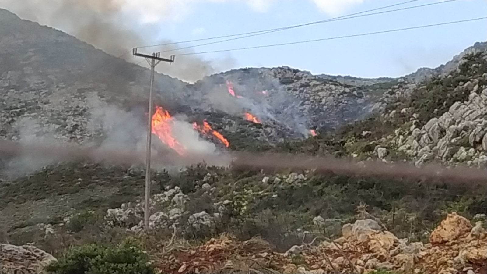 Πυρκαγιά στα Μέγαρα Αττικής