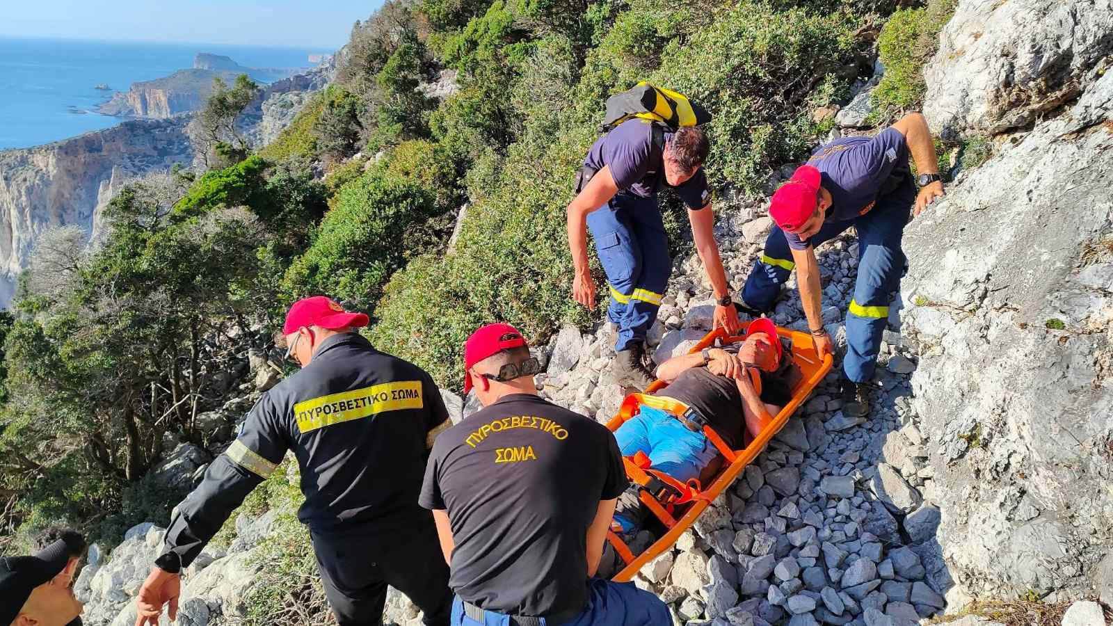 Χανιά: Σε πλήρη εξέλιξη επιχείρηση διάσωσης 62 χρονου Γερμανού