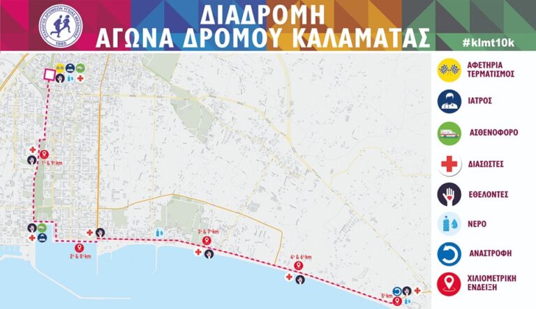 Καλαμάτα: Στις 29 Απριλίου ο 21ος Αγώνας Δρόμου