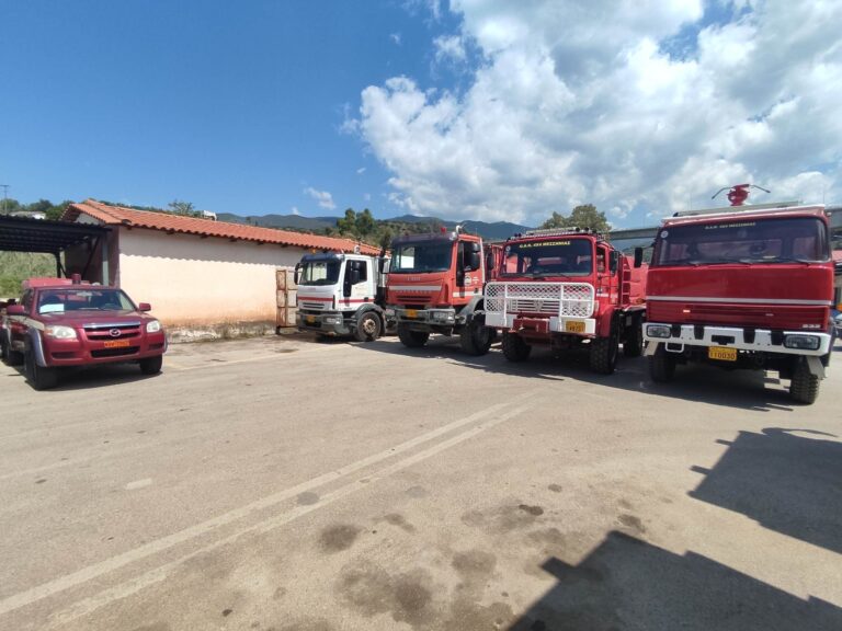 Καλαμάτα: Σε θέσεις διασποράς για την αντιπυρική περίοδο τα πυροσβεστικά του Δήμου