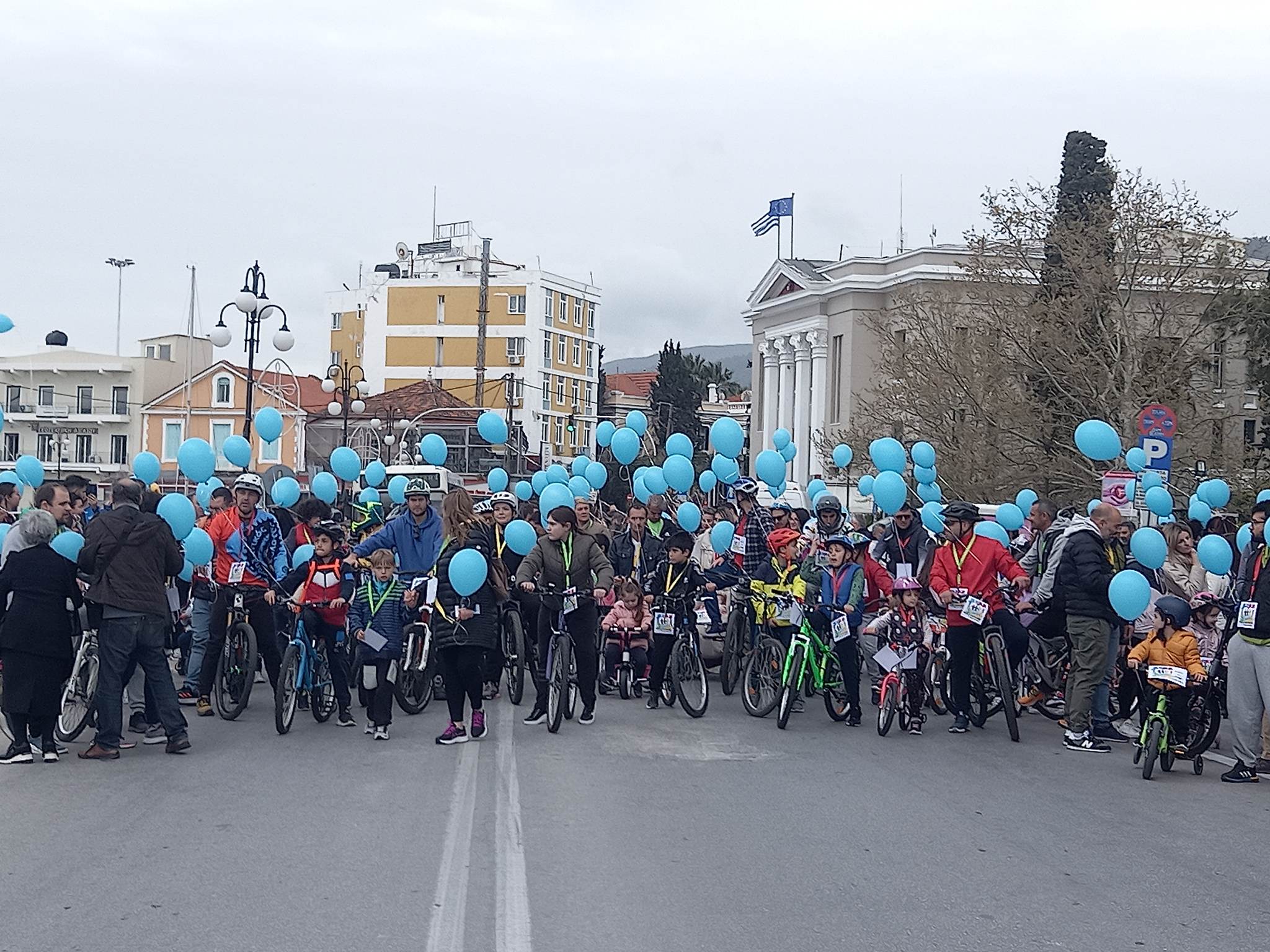 Μυτιλήνη: Ποδηλατάδα για την Παγκόσμια Ημέρα ευαισθητοποίησης για τον αυτισμό (video)