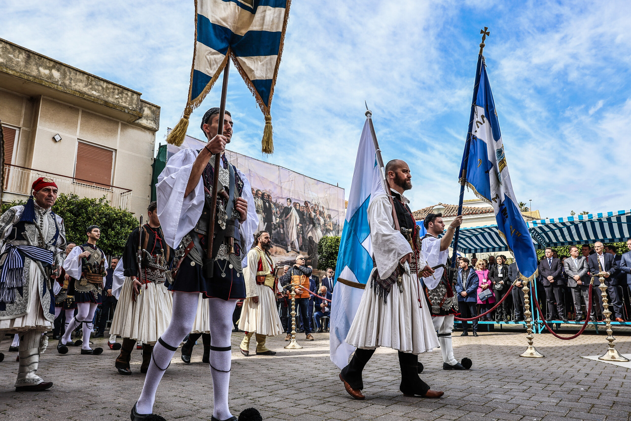 ΕΚΔΗΛΩΣΕΙΣ ΣΤΟ ΜΕΣΟΛΟΓΓΙ ΓΙΑ ΤΟΝ ΕΟΡΤΑΣΜΟ ΤΗΣ 197ης ΕΠΕΤΕΙΟΥ ΤΗΣ ΕΞΟΔΟΥ ΠΑΡΟΥΣΙΑ ΤΗΣ ΠτΔ
(ΘΟΔΩΡΗΣ ΜΑΝΩΛΟΠΟΥΛΟΣ/ΓΡΑΦΕΙΟ ΤΥΠΟΥ ΠΡΟΕΔΡΙΑΣ ΤΗΣ ΔΗΜΟΚΡΑΤΙΑΣ/EUROKINISSI)