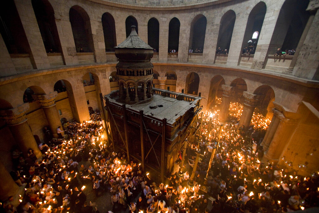 MIDEAST ISRAEL PALESTINIANS Easter
