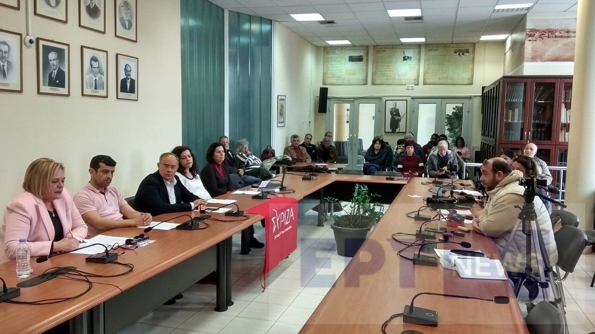 Παρουσίαση υποψηφίων βουλευτών του ΣΥΡΙΖΑ-Π.Σ. στη Χίο