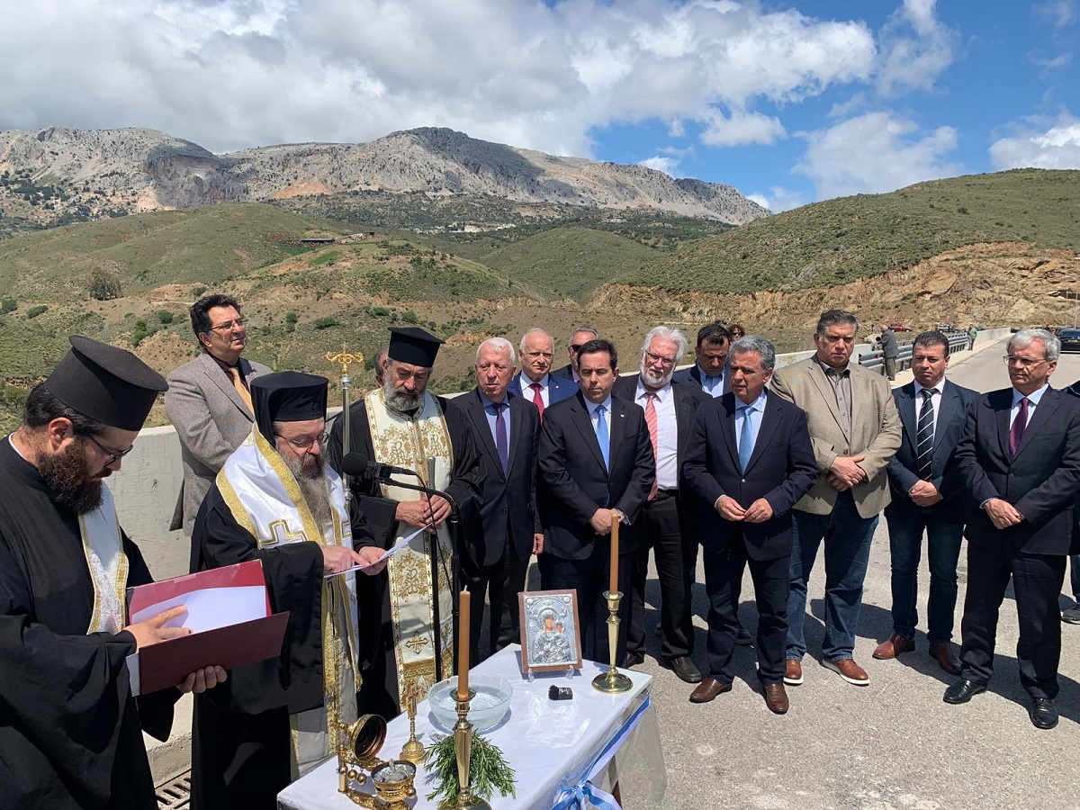 Χίος: Αγιασμό στον “κύριο κορμό” του φράγματος Κόρης Γεφύρι