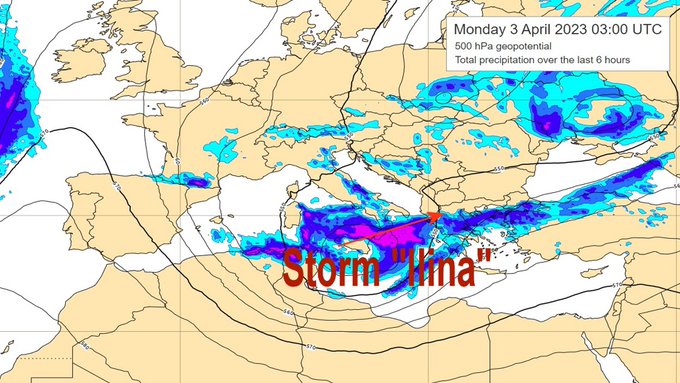 Kακοκαιρία «Ilina» από τη Δευτέρα με ισχυρές βροχές και καταιγίδες – Πού χρειάζεται προσοχή, έκτακτο δελτίο της ΕΜΥ
