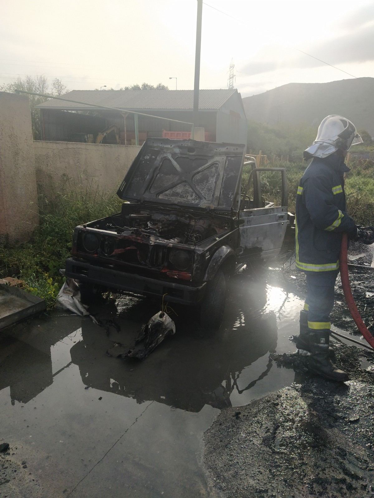 Ηράκλειο: Παρανάλωμα του πυρός αυτοκίνητο και αποθήκη στο Γάζι