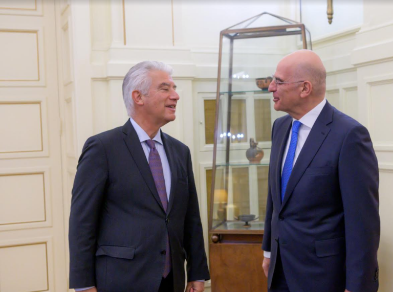 Γερμανικές αποζημιώσεις, Αν. Μεσόγειος και Ουκρανία στη συνάντηση Δένδια με τον πρέσβη της Γερμανίας