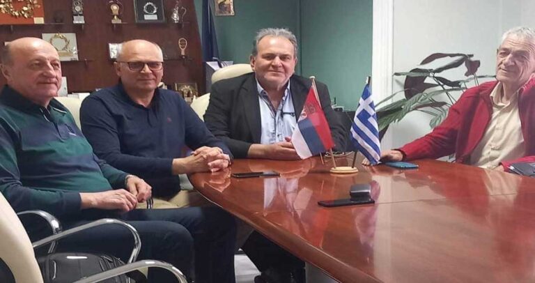 Φλώρινα: Επίσκεψη του προέδρου Επιμελητηρίων Νοτίου Σερβίας στο ΕΒΕ