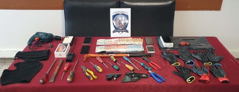 Θεσσαλονίκη: Στον εισαγγελέα πέντε συλληφθέντες για 17 διαρρήξεις “ριφιφί” με λεία 138.000 ευρώ