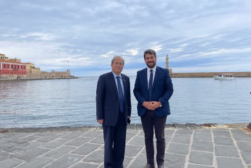 Στο Δήμαρχο Χανίων ο Πρέσβης της Λαϊκής Δημοκρατίας της Κίνας