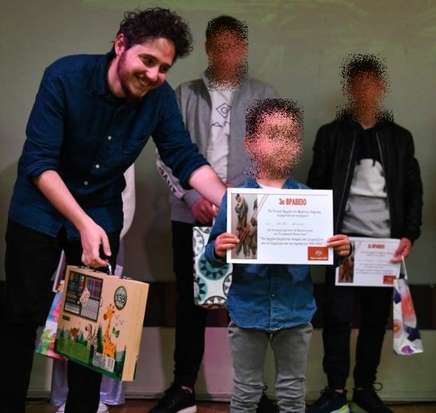 Βράβευση μαθητή του ΚΔΑΠ Λάρισας στον καλλιτεχνικό διαγωνισμό των ΓΑΚ Λάρισας