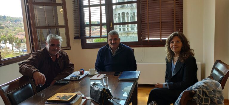 Ν. Πήλιο: Επίσκεψη Cecilia Wikstrom στο δήμαρχο Μιχ. Μιτζικό