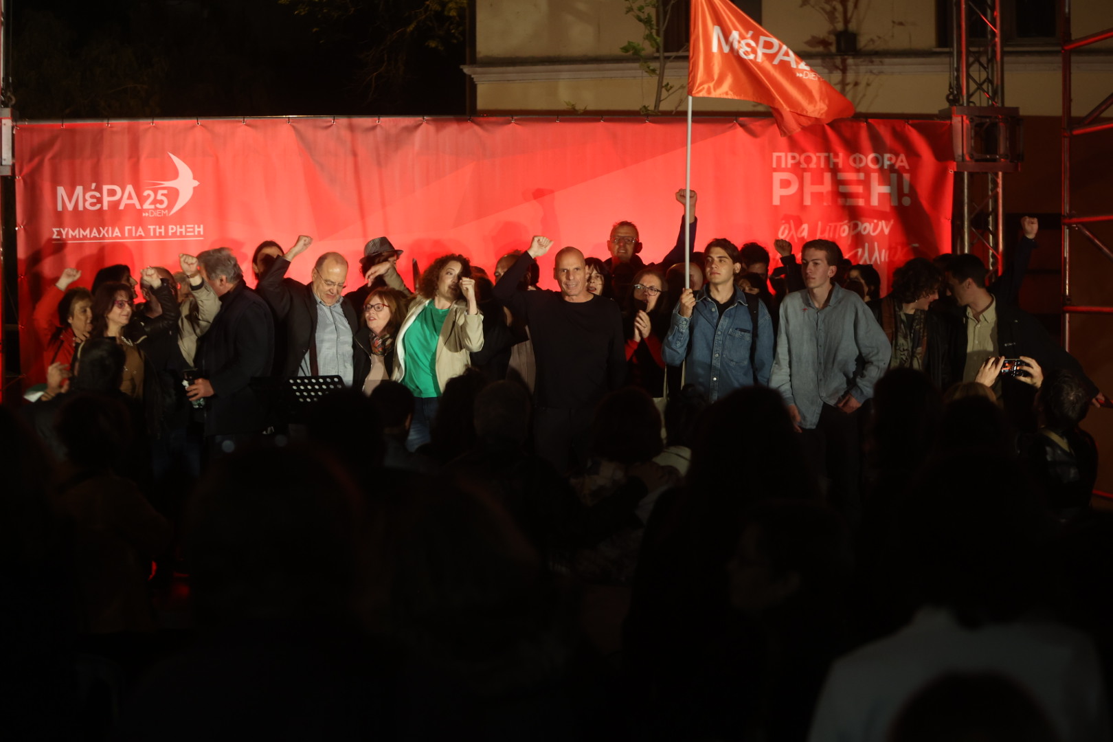 Ο Γ. Βαρουφάκης στην προεκλογική εκδήλωση της Νεολαίας του ΜέΡΑ25 – Συμμαχία για τη Ρήξη στο Μεταξουργείο