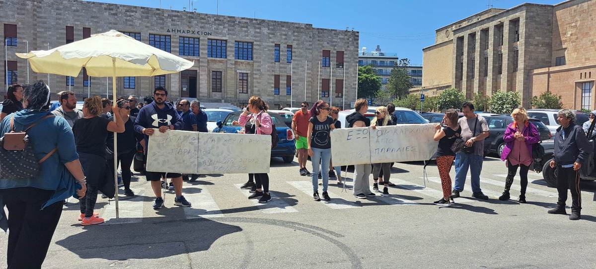 Ρόδος: Μεγάλη ένταση και διαμαρτυρίες στον διαγωνισμό για τις παραλίες