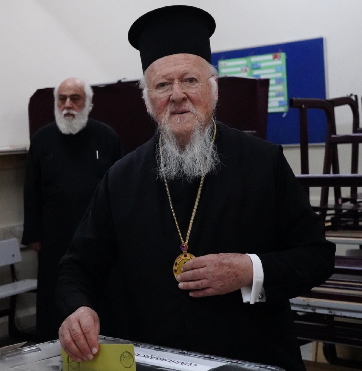 Ο Οικουμενικός Πατριάρχης ψήφισε στις προεδρικές εκλογές