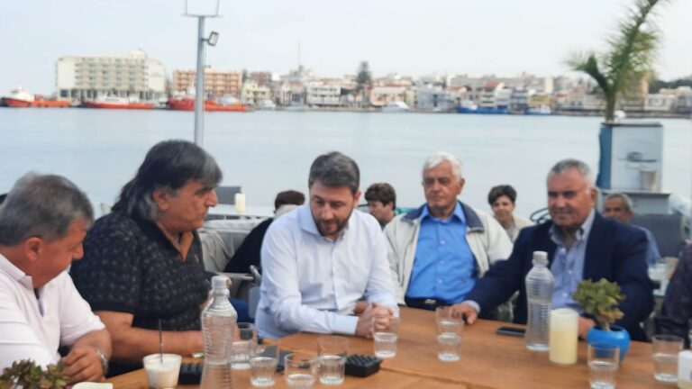 Συνάντηση Ανδρουλάκη- Σωματείου Ναυτικών της Χίου
