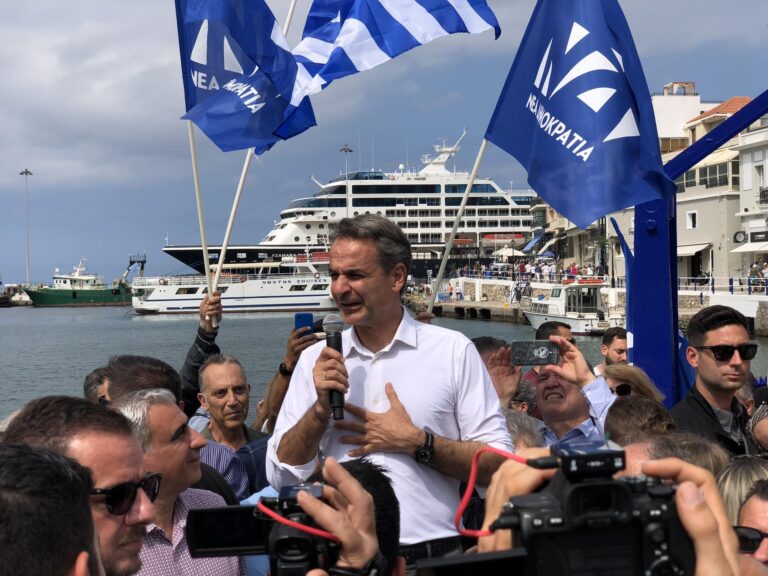Στον Άγιο Νικόλαο ο Κυριάκος Μητσοτάκης μετά την Σητεία, το Μακρύ Γιαλό και την Ιεράπετρα