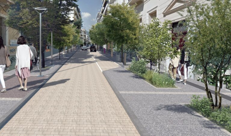Καλαμάτα: Προχωρά το έργο της ανάπλασης οδών στο κέντρο της πόλης