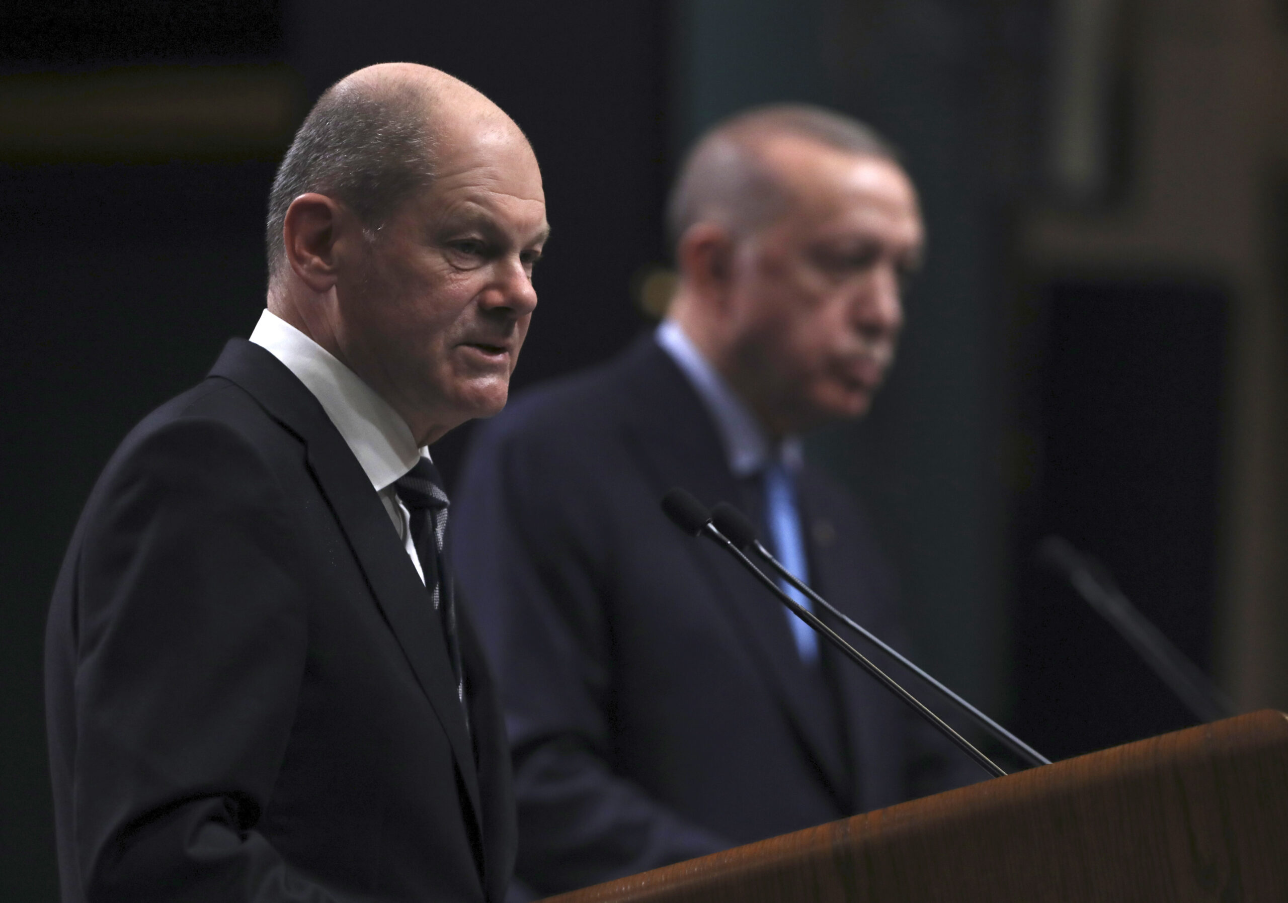 Recep Tayyip Erdoğan, Olaf Scholz