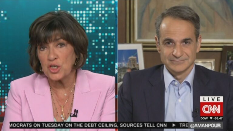 Η συνέντευξη Μητσοτάκη στο CNN και την Κριστιάν Αμανπούρ