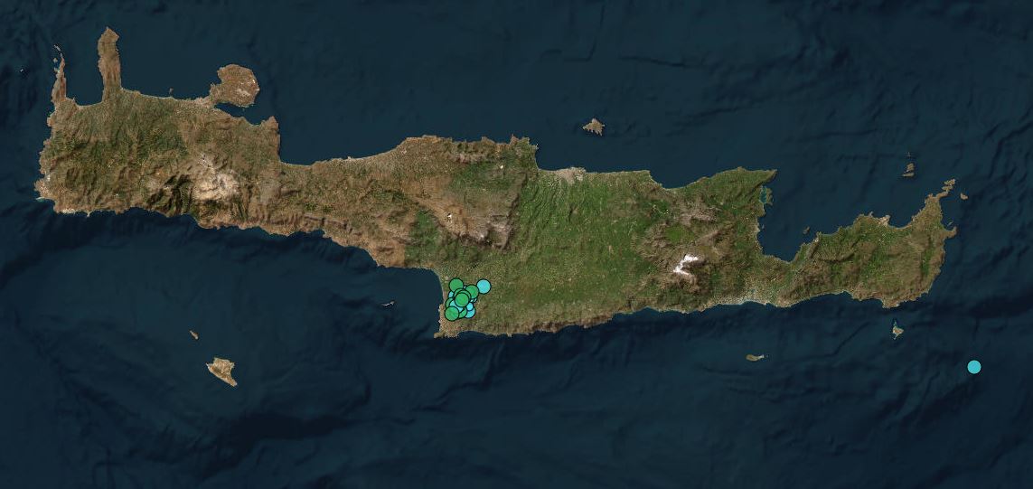 Κρήτη: Σεισμός 4,5 βαθμών της κλίμακας Ρίχτερ