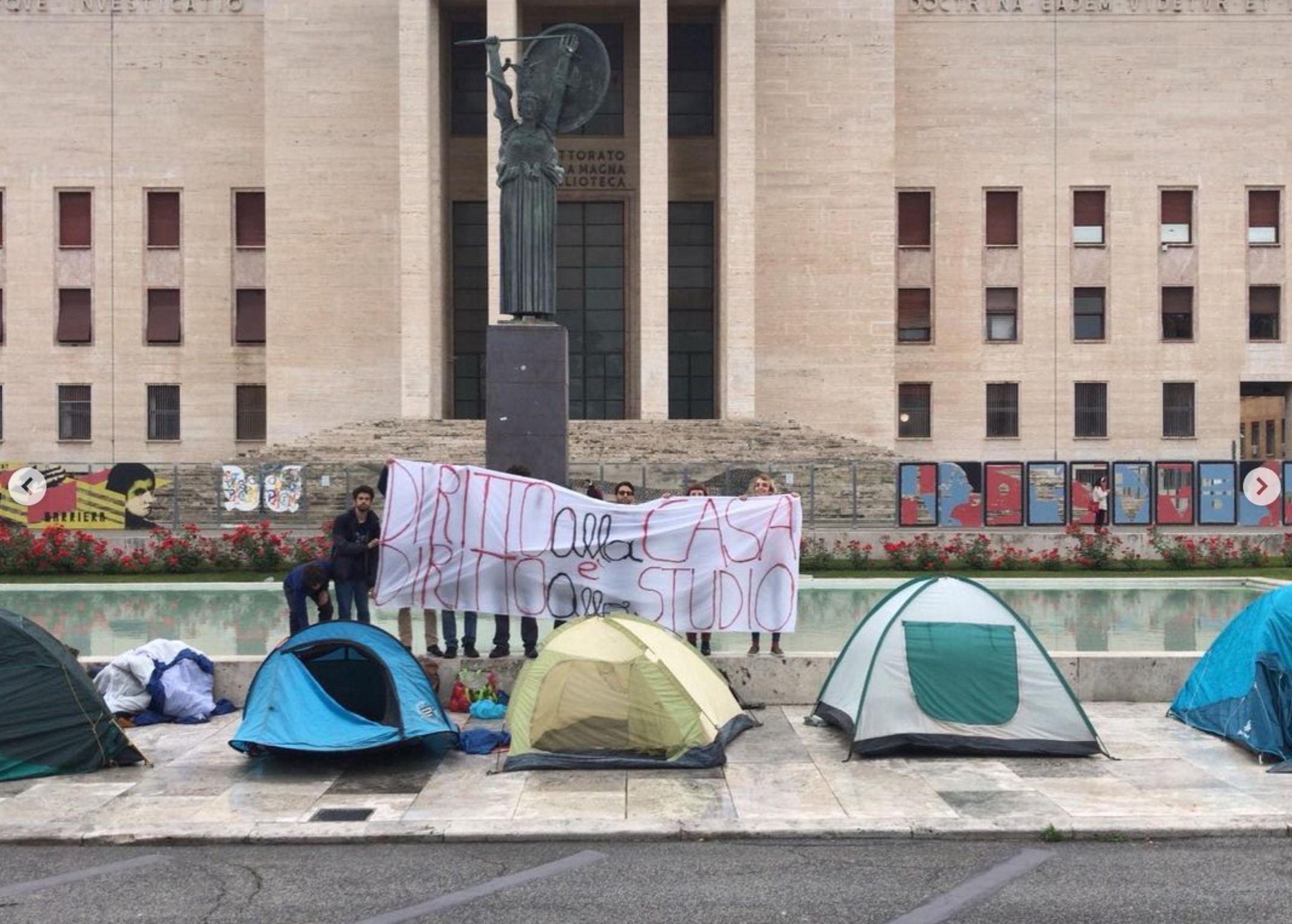 Ιταλία, ακριβά ενοίκια: Αγανακτισμένοι φοιτητές σε αντίσκηνα έξω από τα πανεπιστήμια