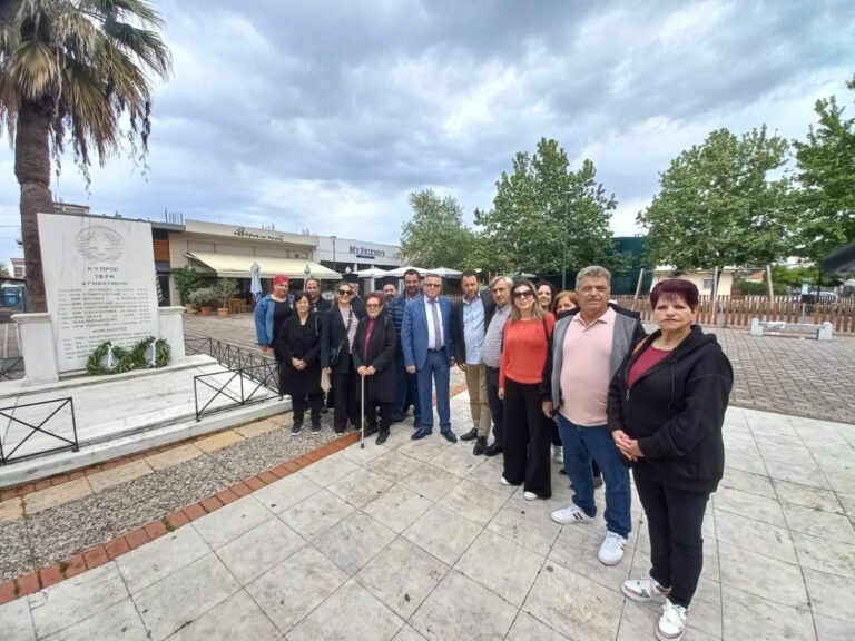 Κατάθεση στεφάνων για τους αγωνιστές στην Κύπρο
