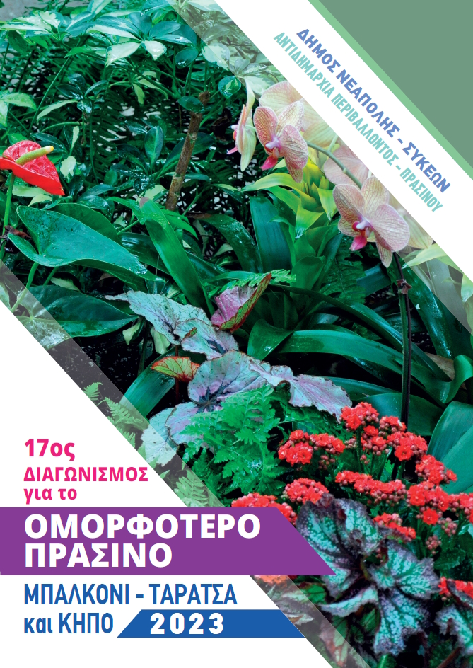 Δήμος Νεάπολης-Συκεών: Μέχρι τις 5 Ιουνίου οι αιτήσεις για τον Διαγωνισμό «Ομορφότερο Πράσινο Μπαλκόνι, Ταράτσα και Κήπος»