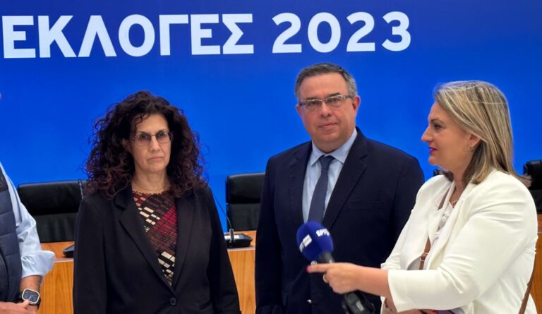 Ζάππειο Μέγαρο: Το Κέντρο Τύπου επισκέφθηκε η υπηρεσιακή Υπουργός Εσωτερικών Καλλιόπη Σπανού