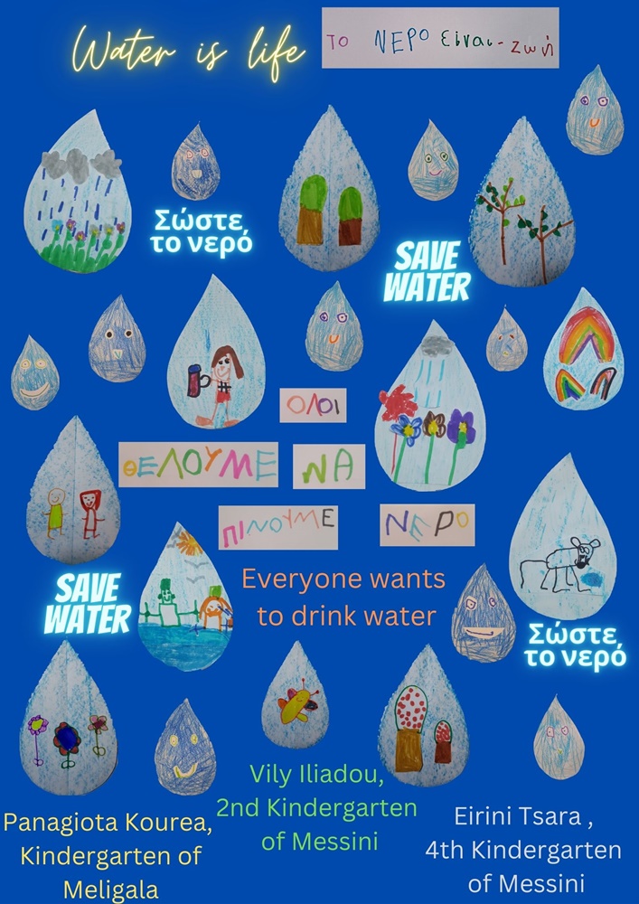 Μεσσηνία: Αφίσα Νηπιαγωγείων για το Νερό