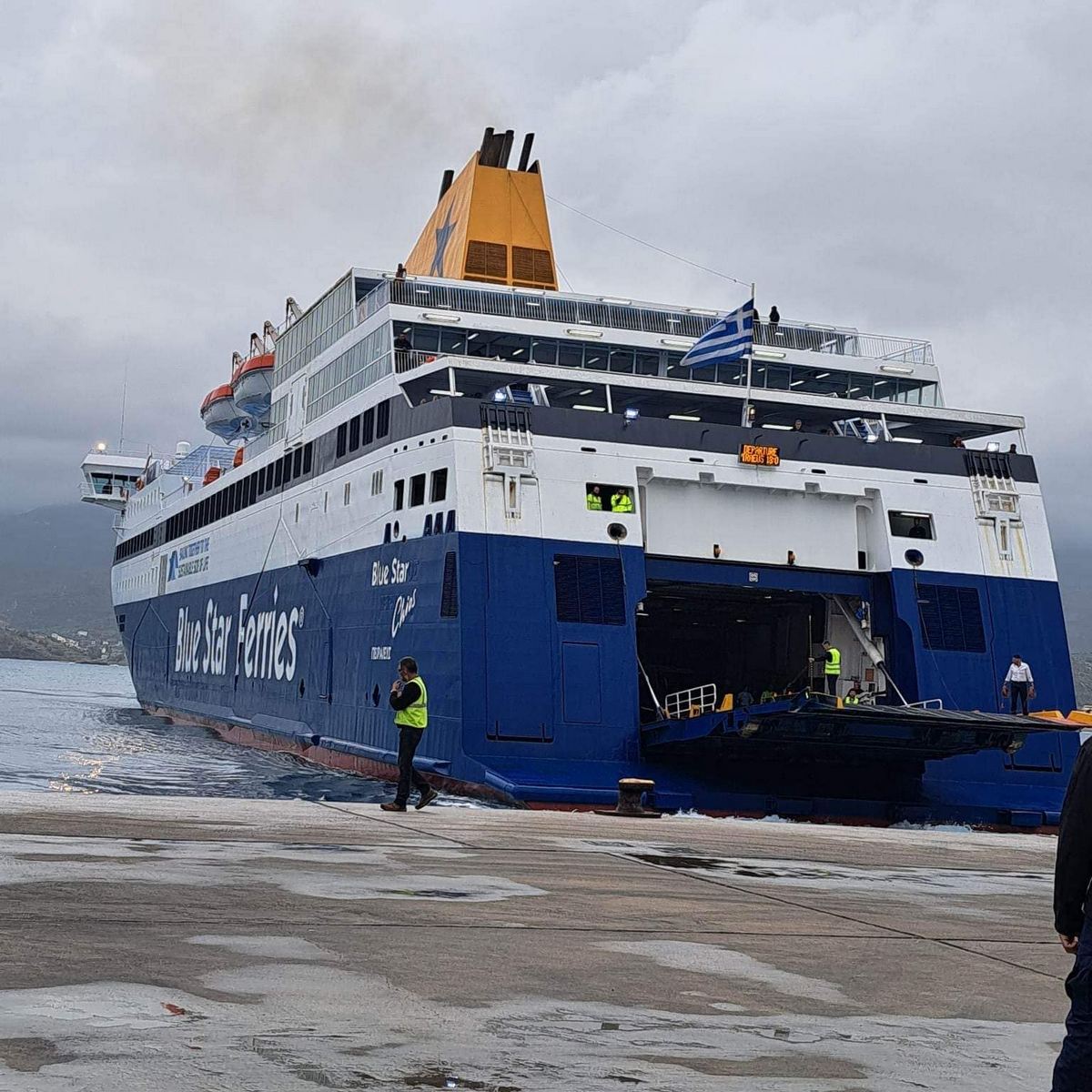 Το πρώτο ταξίδι του Blue Star Chios σε Κάρπαθο και Κάσο – Γ. Πλακιωτάκης: Το υποσχεθήκαμε, το πράξαμε