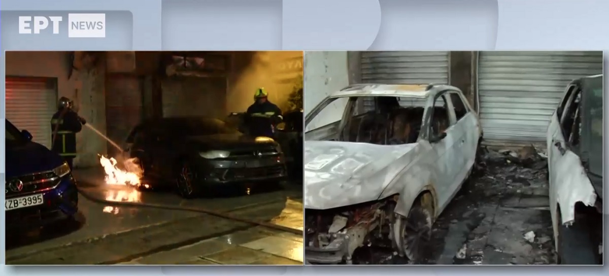 Σοβαρές ζημιές σε εταιρεία εμπορίας και πάρκινγκ αυτοκινήτων στη Λ. Αλεξάνδρας – Εξετάζεται το ενδεχόμενο εμπρησμού