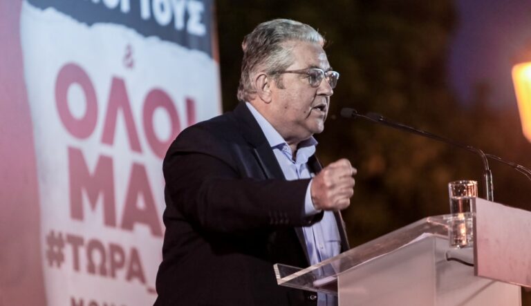Προεκλογική ομιλία του Δημήτρη Κουτσούμπα στη Θεσσαλονίκη