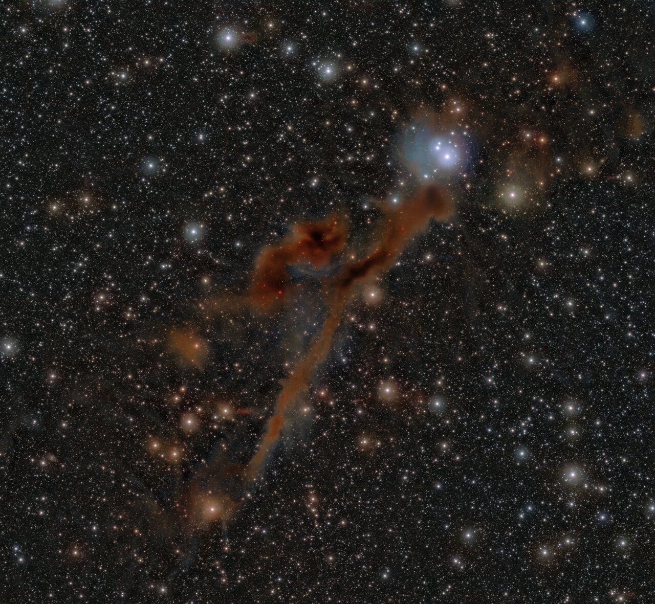 An infrared view of the Lupus 3 region
