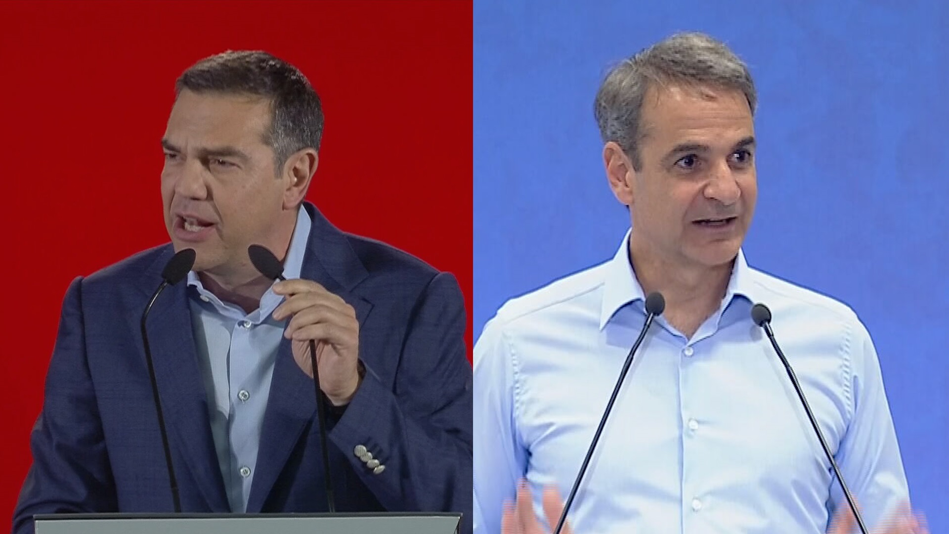 Κ. Μητσοτάκης: Η Ελλάδα έχει ανάγκη από σιγουριά και συνέχεια – Α. Τσίπρας: Ήρθε η ώρα της αλλαγής, θα νικήσουμε