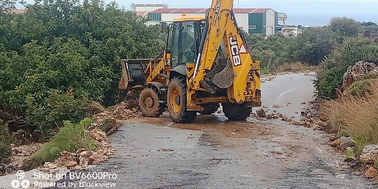 Αποκαθίστανται οι ζημιές που προκάλεσε η κακοκαιρία στο Ακρωτήρι Χανίων