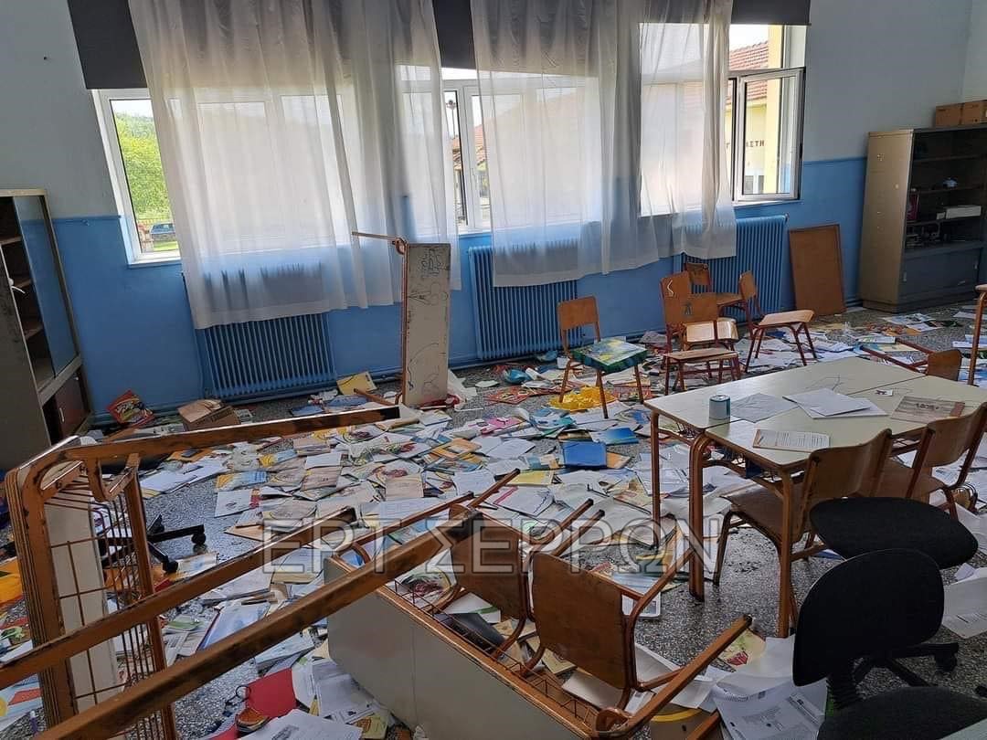 Σέρρες: Βανδαλισμοί στο Δημοτικό σχολείο Καστανούσας