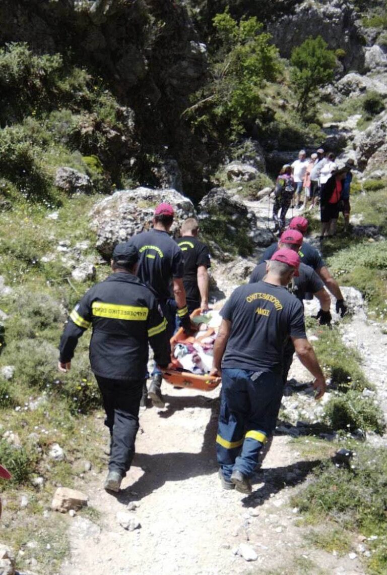 Χανιά: Επιχείρηση διάσωσης τουρίστριας στο φαράγγι της Ίμπρου