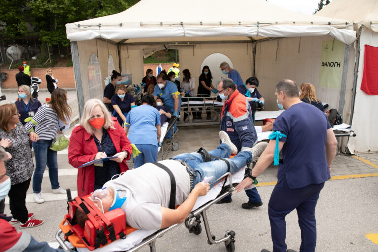 Άσκηση ετοιμότητας στο Γενικό Νοσοκομείο Παπαγεωργίου