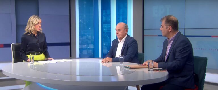 Ο Δ. Βενιέρης και ο Γ. Φεστερίδης στην ΕΡΤ3
