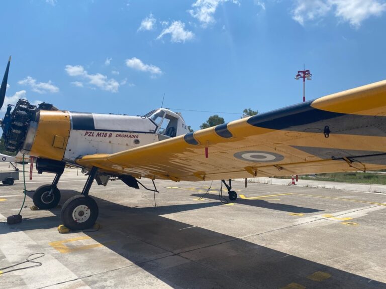 Στo αεροδρόμιο της Κέρκυρας δυο πυροσβεστικά αεροσκάφη PZL  