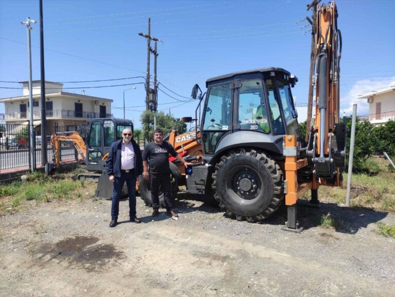 Δύο νέα μηχανήματα για τον δήμο Ευρώτα Λακωνίας
