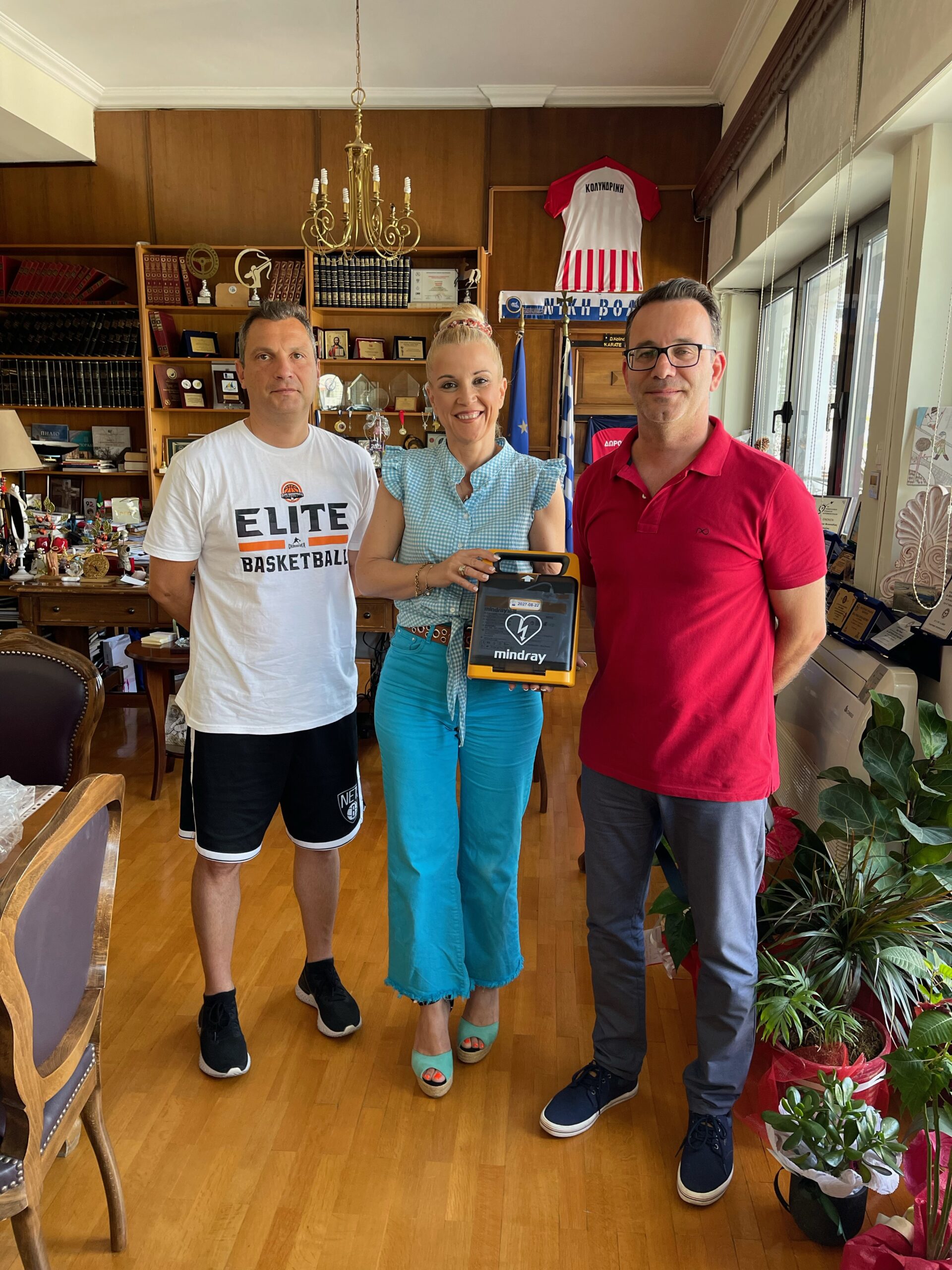 Δωρεά απινιδωτών της Αντιπεριφέρειας Μαγνησίας στην Ακαδημία Καλαθοσφαίρισης