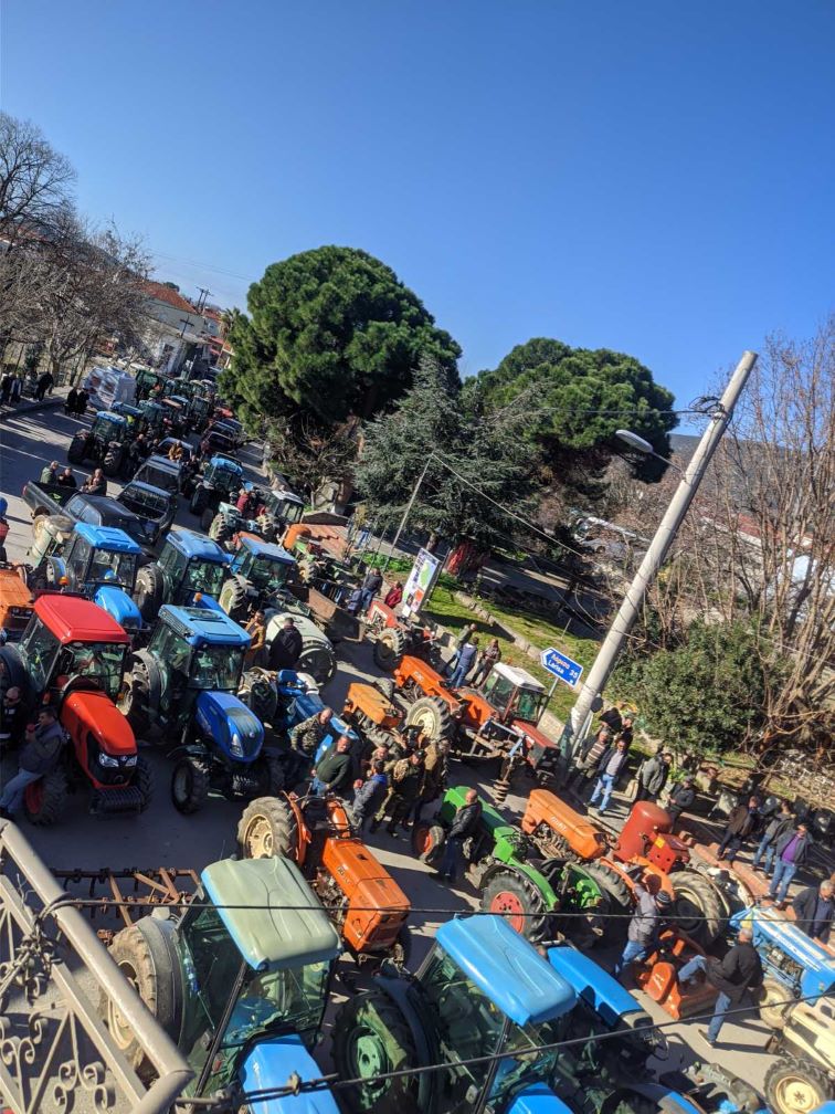 Συγκέντρωση διαμαρτυρία θα πραγματοποιήσουν οι αγρότες της Αγιάς στην Κερασιού στο Μεταξοχώρι