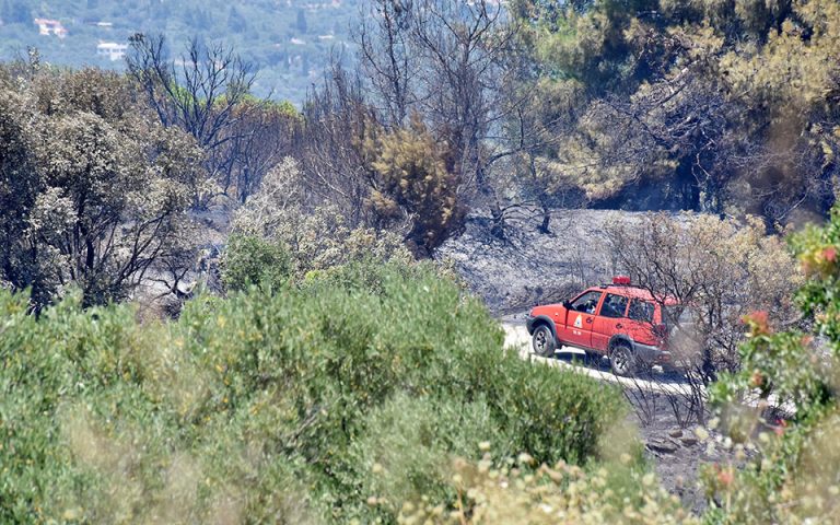 Κως: Πυρκαγιά στο Ψαλίδι σε χορτολιβαδική έκταση δίπλα σε ξενοδοχείο