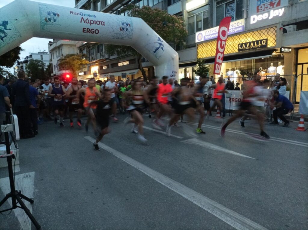 Λάρισα: Με επιτυχία ο πρώτος νυχτερινός αγώνας Run Greece