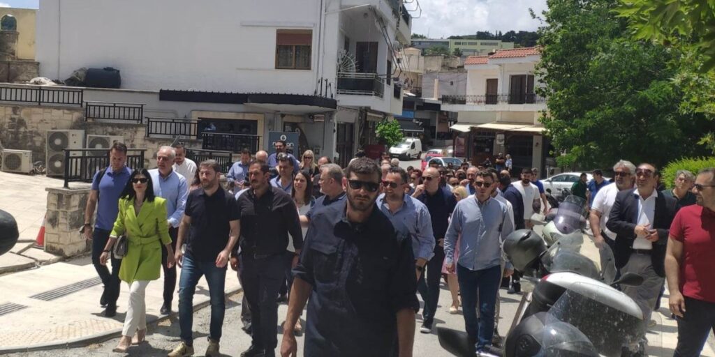 Ν. Ανδρουλάκης από Αρχάνες: “Ισχυρό ΠΑΣΟΚ για να αντιμετωπίσει την αλαζονεία της κυβέρνησης”