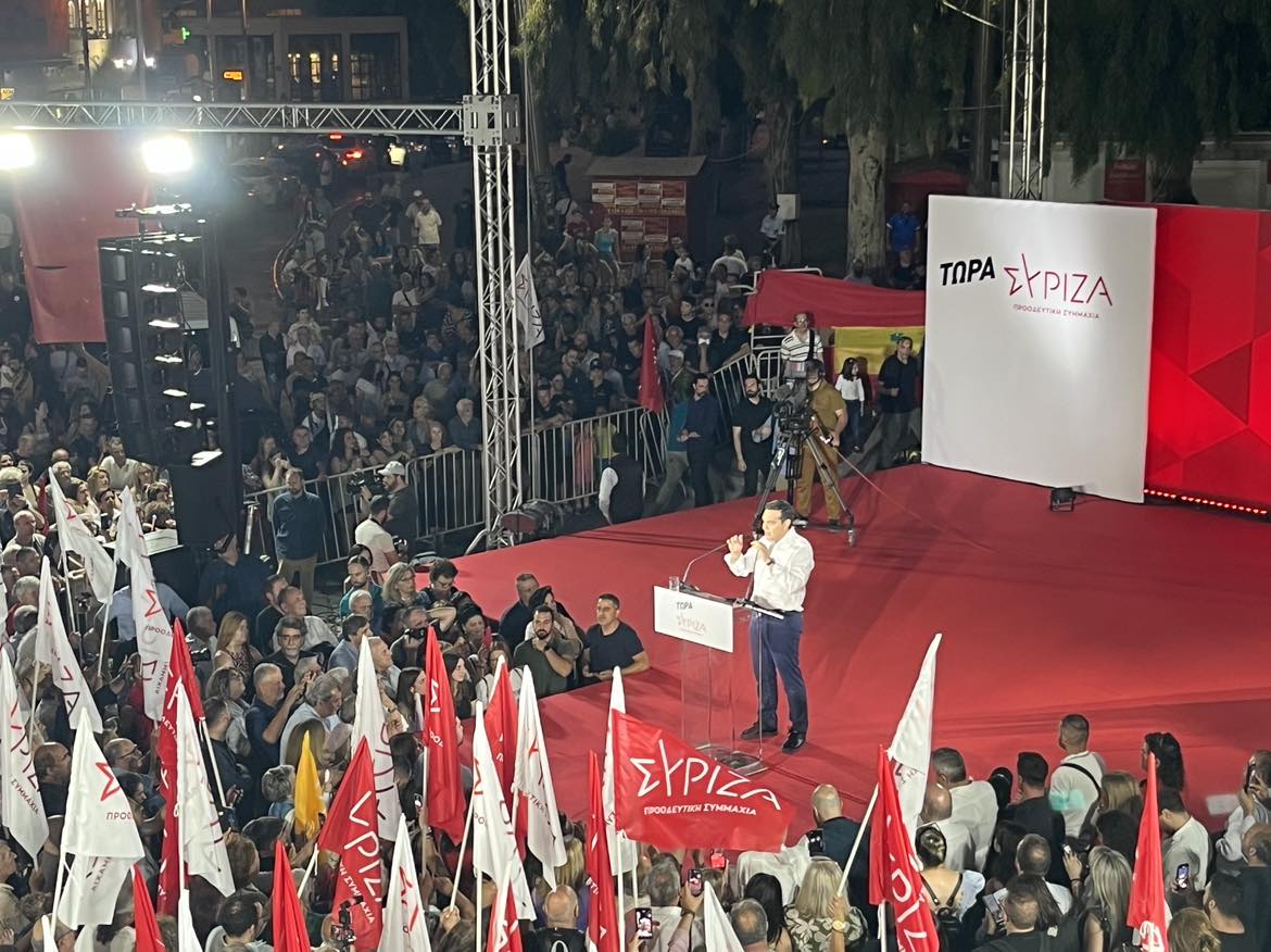 Α.Τσίπρας από Ηράκλειο: “Στόχος του πρώην πρωθυπουργού είναι να γίνει ηγεμόνας”